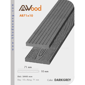 AWood AB71x10 Darkgrey