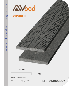 Sàn gỗ Awood AB96x11-darkgrey