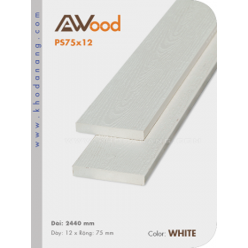 Sàn gỗ Awood PS75x12-white