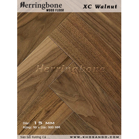 Sàn gỗ Walnut xương cá 