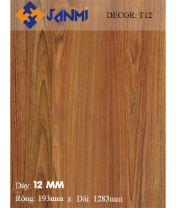 Sàn gỗ JANMI T12 12mm