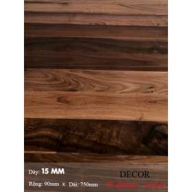Sàn gỗ  Walnut ( solid ) 750mm