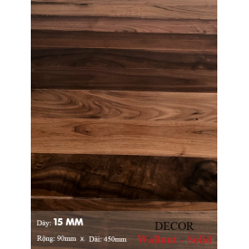 Sàn gỗ  Walnut ( solid ) 450mm