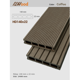 Sàn gỗ AWood HD140x22 Coffee