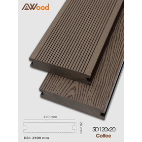 Sàn gỗ AWood SD120x20 Coffee