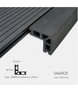 Sàn gỗ Awood SA60x25-Dark Grey
