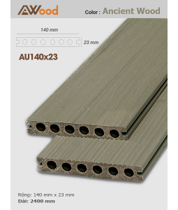 Sàn gỗ AWood AU140x23 Teak M