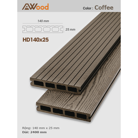 Sàn gỗ Awood HD140x25 Coffee