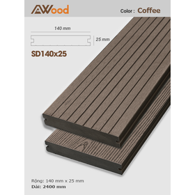 Sàn gỗ AWood SD140x25 Coffee