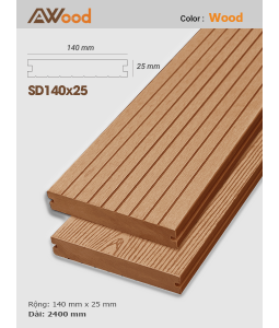 Sàn gỗ AWood SD140x25 Wood