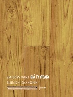 Sàn gỗ Giá Tỵ Engineered 120x450mm