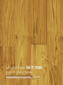 Sàn gỗ Giá Tỵ Engineered 120x750mm