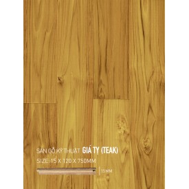 Sàn gỗ Giá Tỵ Engineered 120x750mm