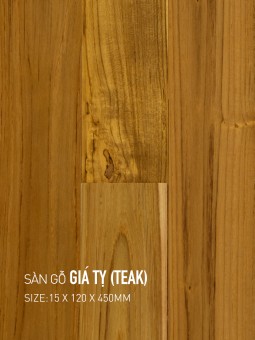 Sàn gỗ Giá tỵ-Teak 120x450mm