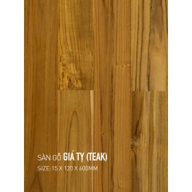 Sàn gỗ Giá tỵ-Teak 120x600mm