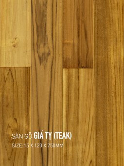 Sàn gỗ Giá tỵ-Teak 120x750mm