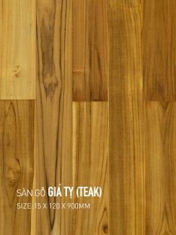 Sàn gỗ Giá tỵ-Teak 120x900mm