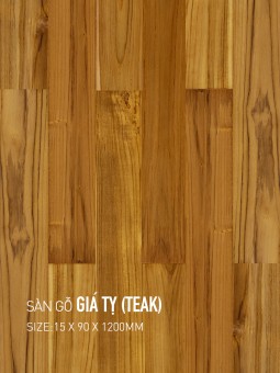 Sàn gỗ Giá tỵ-Teak 90x1200mm