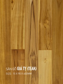 Sàn gỗ Giá tỵ-Teak 90x600mm
