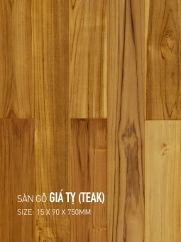 Sàn gỗ Giá tỵ-Teak 90x750mm