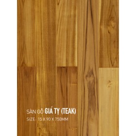 Sàn gỗ Giá tỵ-Teak 90x750mm