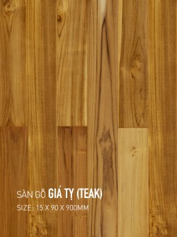 Sàn gỗ Giá tỵ-Teak 90x900mm