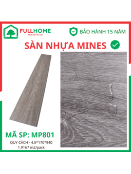 Sàn nhựa Mines 4.5mm