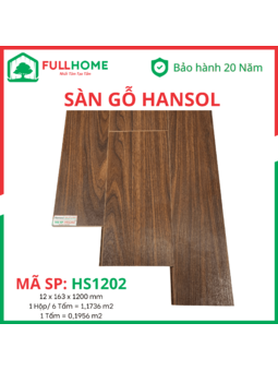 Sàn gỗ Hansol 12mm