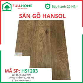 Sàn gỗ Hansol 12mm