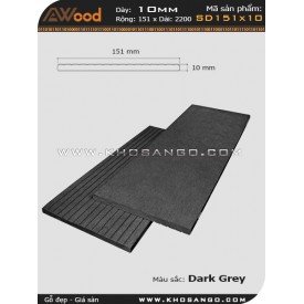 Gỗ nhựa Awood SD151x10-darkgrey