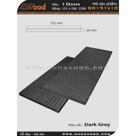 Gỗ nhựa Awood SD151x10-darkgrey