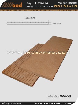 Gỗ nhựa Awood SD151x10-wood