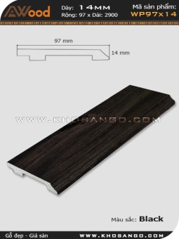 Ốp tường WP 97x14_đen