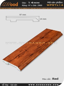 Ốp tường WP 97x14_đỏ