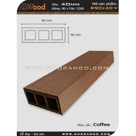 Thanh đà AWood R90x40 Coffee