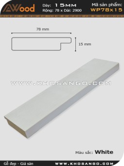 Thanh ốp WP78x15_trắng