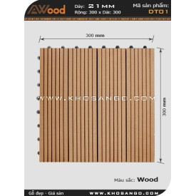 Vỉ gỗ lót sàn AWood DT01-4 Wood