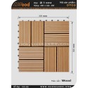 Vỉ gỗ lót sàn Awood DT02_vân gỗ