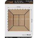 Vỉ gỗ lót sàn Awood DT05_vân gỗ