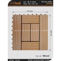 Vỉ gỗ lót sàn Awood DT06_vân gỗ