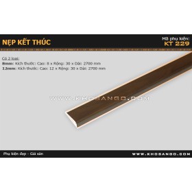 Nẹp nhựa kết thúc KT-229