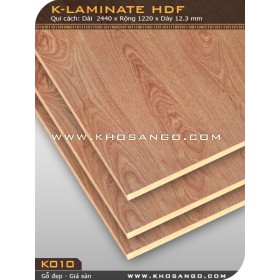 Ván Laminate HDF K010